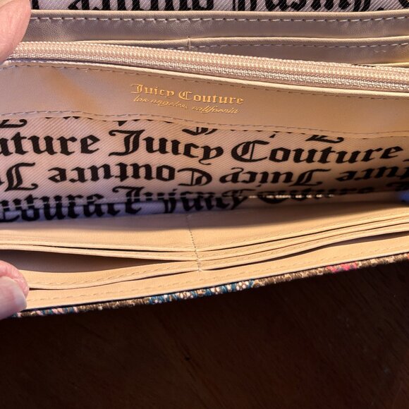 💖 Juicy Couture Continental Wallet | Logo Print | NWT | 8” x 4.5” | MSRP $55 - Picture 5 of 8
